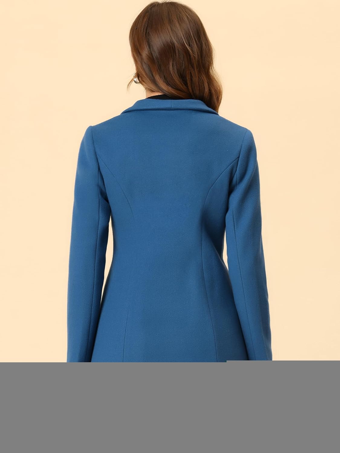UrbanElegance Women's Business Casual Mid-Long Winter Coat