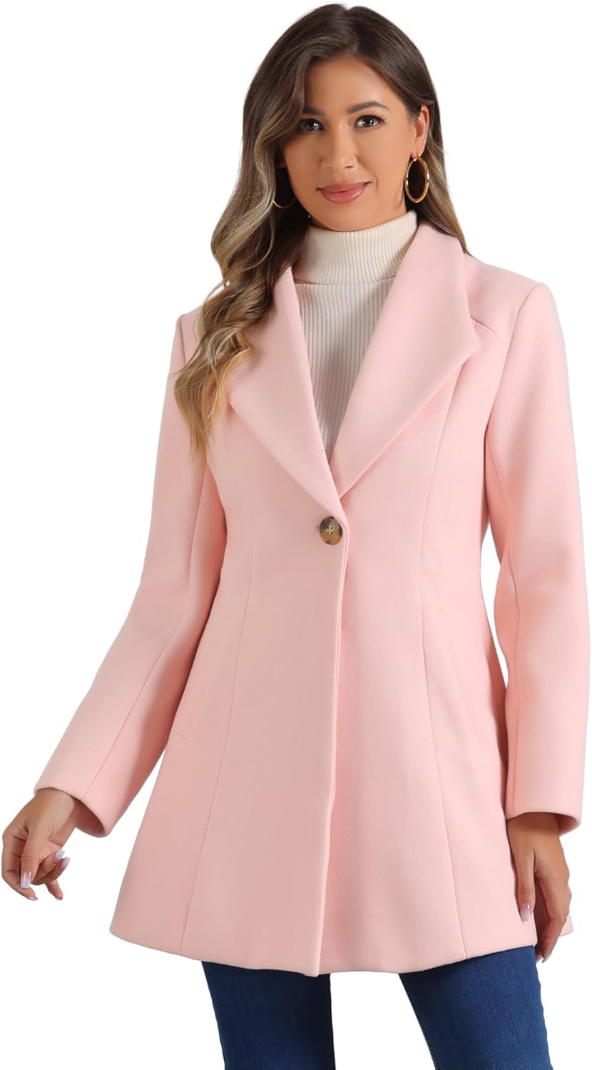 UrbanElegance Women's Business Casual Mid-Long Winter Coat