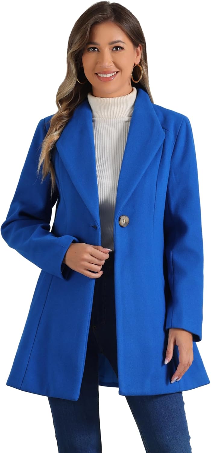 UrbanElegance Women's Business Casual Mid-Long Winter Coat