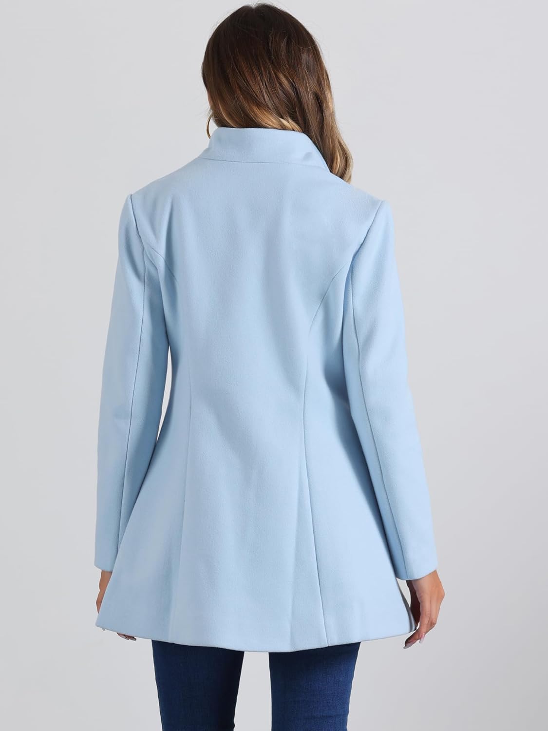 UrbanElegance Women's Business Casual Mid-Long Winter Coat