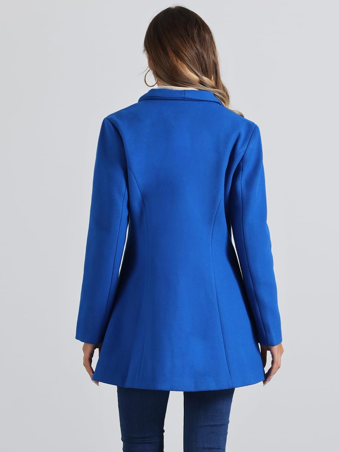 UrbanElegance Women's Business Casual Mid-Long Winter Coat