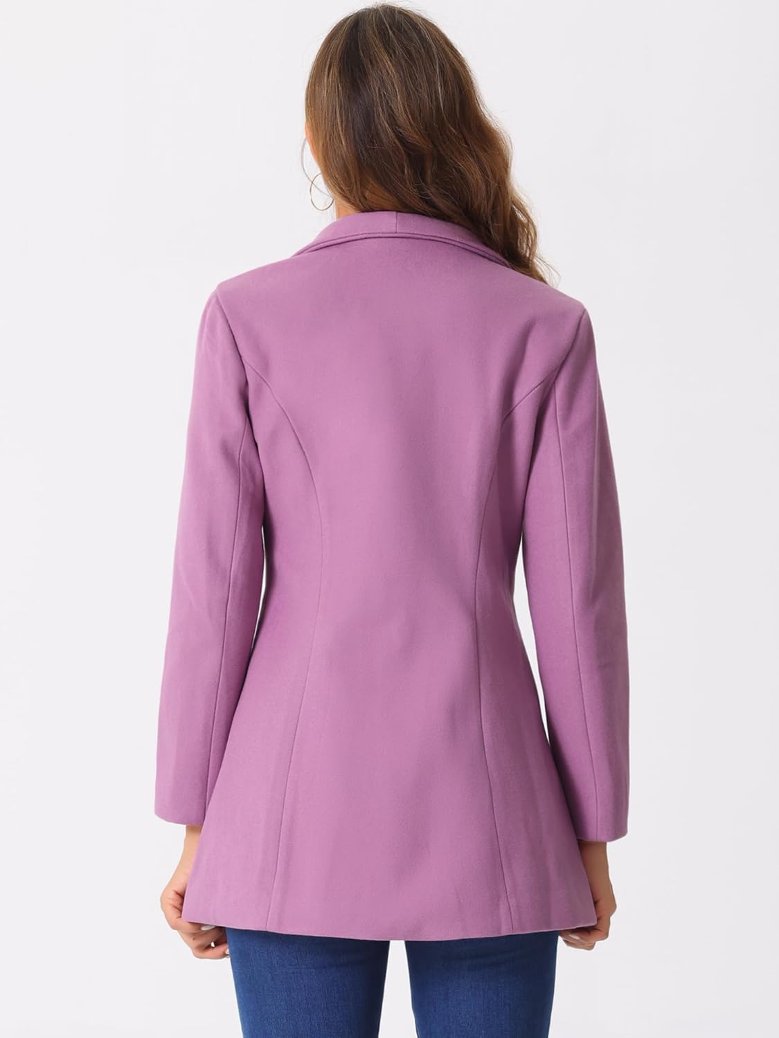 UrbanElegance Women's Business Casual Mid-Long Winter Coat