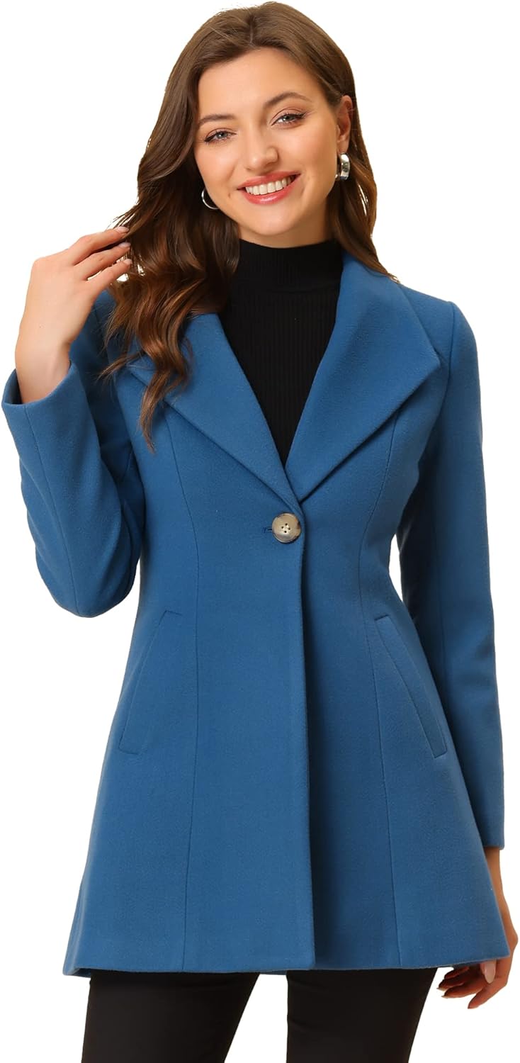 UrbanElegance Women's Business Casual Mid-Long Winter Coat