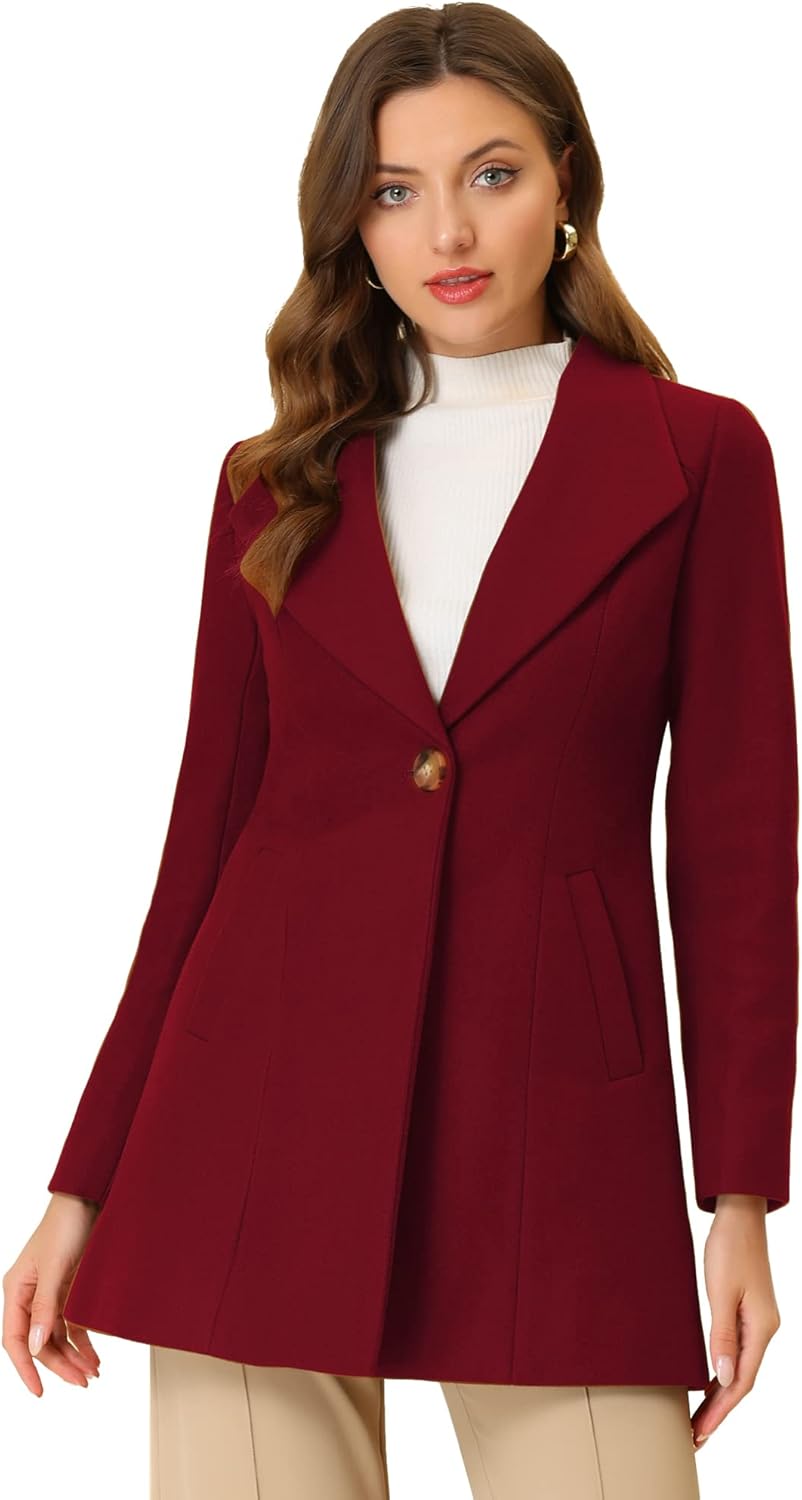 UrbanElegance Women's Business Casual Mid-Long Winter Coat