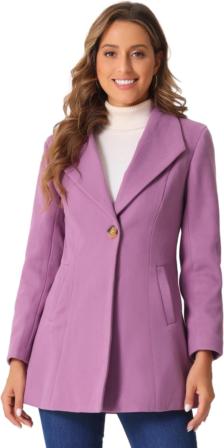 UrbanElegance Women's Business Casual Mid-Long Winter Coat