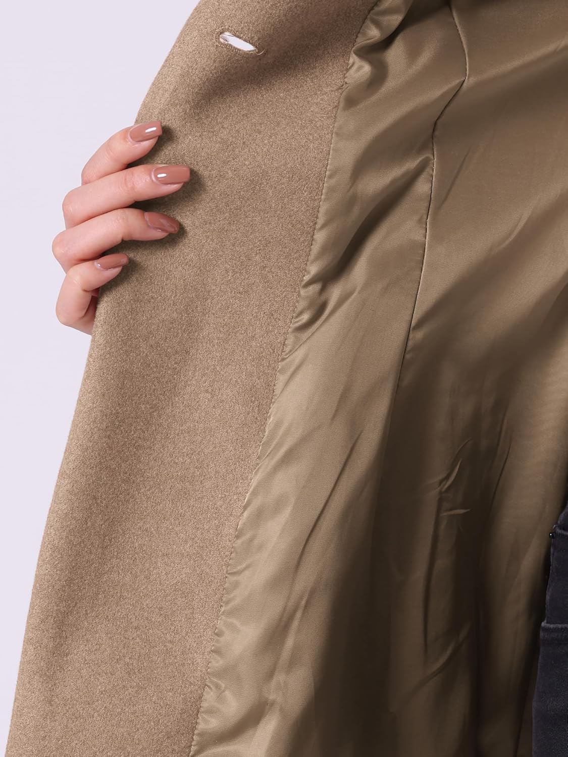 UrbanElegance Women's Business Casual Mid-Long Winter Coat