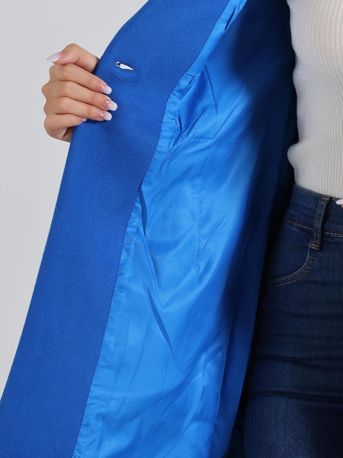 UrbanElegance Women's Business Casual Mid-Long Winter Coat